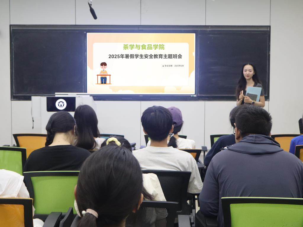 太阳成集团tyc4633召开2025年暑假安全教育主题班会